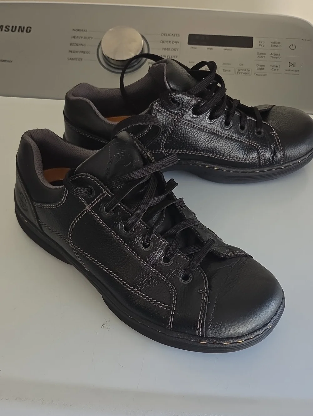 Doc Dr Martens Adirondack Black Leather Casual Oxford Sneakers Shoes Mens Sz 11